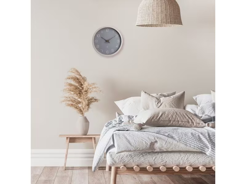 NeXtime Wanduhr Eco Ø 30 cm, Beige