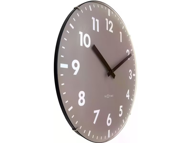 NeXtime Wanduhr Duomo Ø 35 cm, Beige