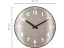 NeXtime Wanduhr Duomo Ø 35 cm, Beige