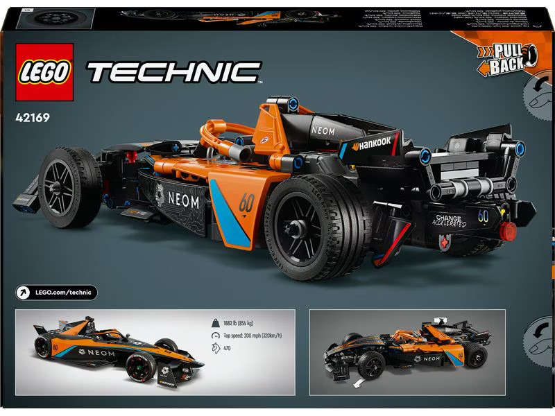 LEGO® Technic NEOM McLaren Formula E Race Car 42169