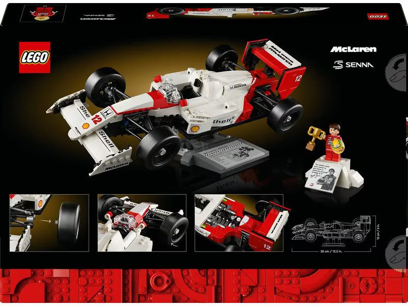 LEGO® Icons McLaren MP4/4 &amp; Ayrton Senna 10330