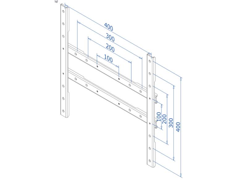 NewStar VESA-Platte FPMA-VESA425