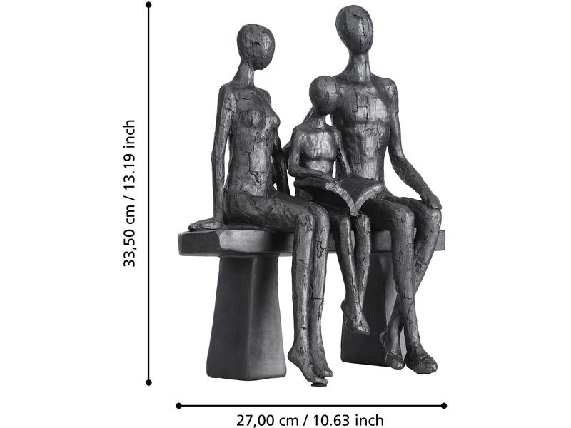 EGLO Leuchten Dekofigur Familie Siocon 27 x 33.5 cm