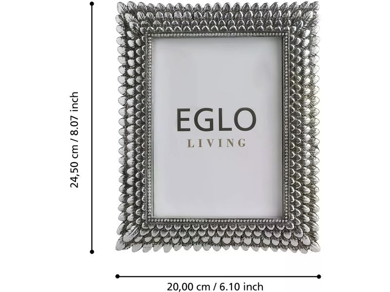 EGLO Leuchten Bilderrahmen Esashi Classy Silber, 10 x 15 cm