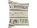 EGLO Leuchten Kissen Melut 45 x 45 cm, Beige/Schwarz