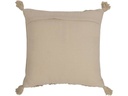 EGLO Leuchten Kissen Chevery Nature 45 x 45 cm, Beige