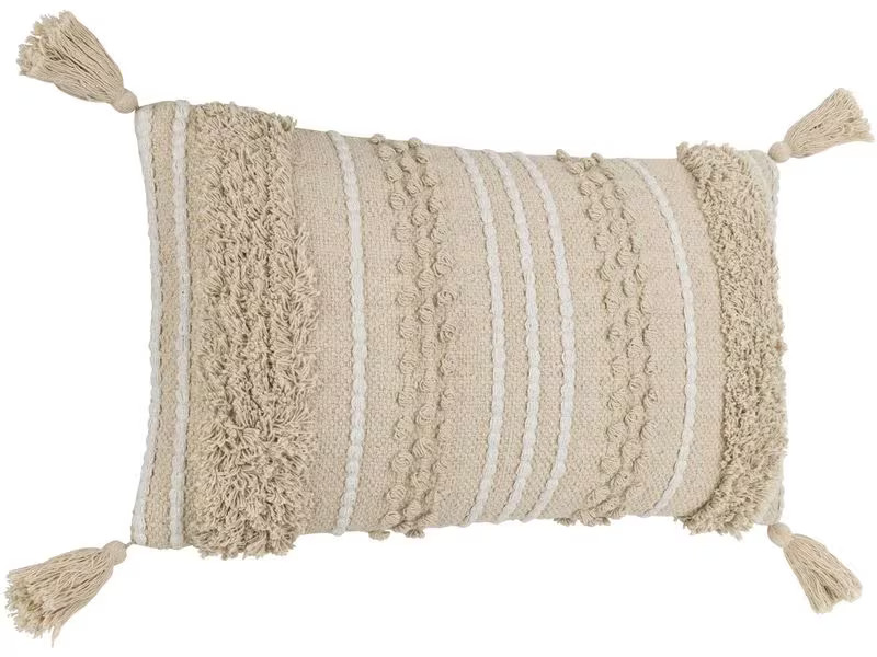 EGLO Leuchten Kissen Chevery Nature 35 x 60 cm, Beige