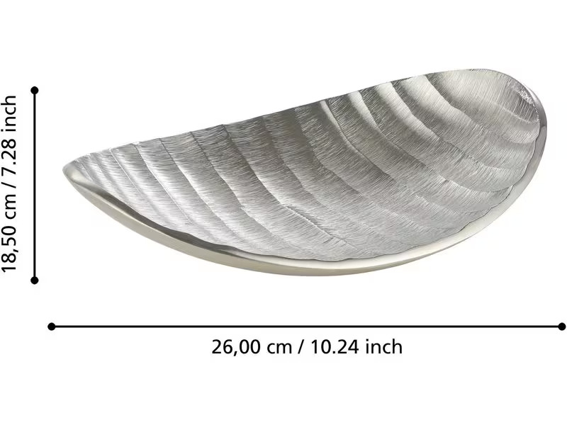 EGLO Leuchten Dekoschale Forleyet Silber