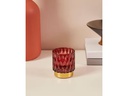 EGLO Leuchten Windlicht Bezamby Gold/Rot