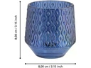 EGLO Leuchten Windlicht Bezamby 3 Stück, Blau
