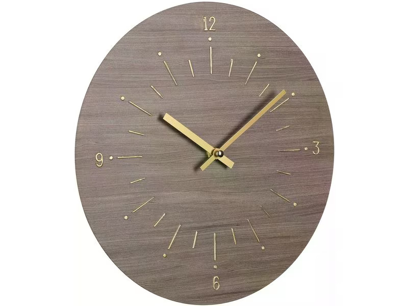 EGLO Leuchten Wanduhr Takahagi Braun/Gold