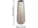 EGLO Leuchten Vase Nilgaut 40.5 cm, Silber