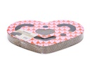 Beeztees Karton Kratzbox Love, 40 x 30 x 5 cm