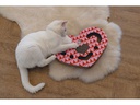 Beeztees Karton Kratzbox Love, 40 x 30 x 5 cm