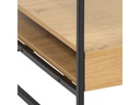 AC Design Couchtisch Randolf 90 cm x 40 cm, Nature/Schwarz