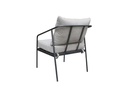 COCON Loungeset Origlio, Beige/Schwarz, 4 Sitzplätze
