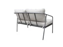 COCON Loungeset Origlio, Beige/Schwarz, 4 Sitzplätze