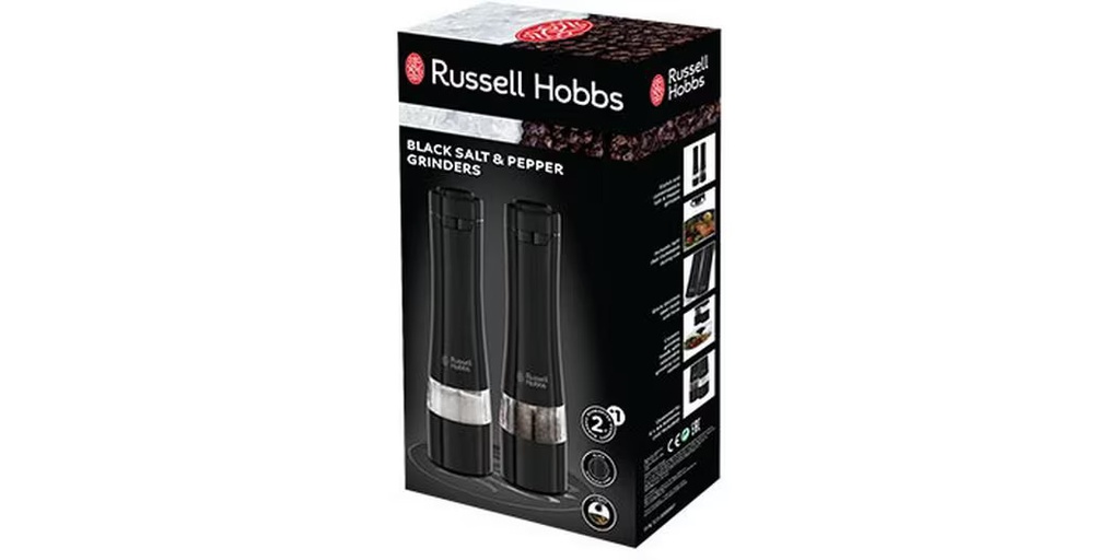 Russell Hobbs Salz- und Pfeffermühle 2 Stück, 23.3 cm, Schwarz