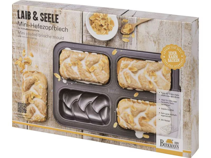 RBV Birkmann Cake-Backform Laib und Seele 36.5 x 24.5 x 4 cm