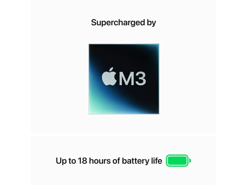 Apple MacBook Air 15 2024 M3 10C GPU / 256 GB / 8 GB Mitternacht