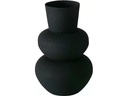 Boltze Vase Maynar 2 Stück, 17 cm, Schwarz