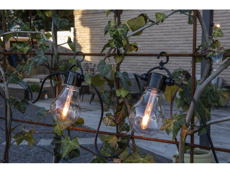 Konstsmide Lichterkette Solar 2341, 10 LEDs, Transparent
