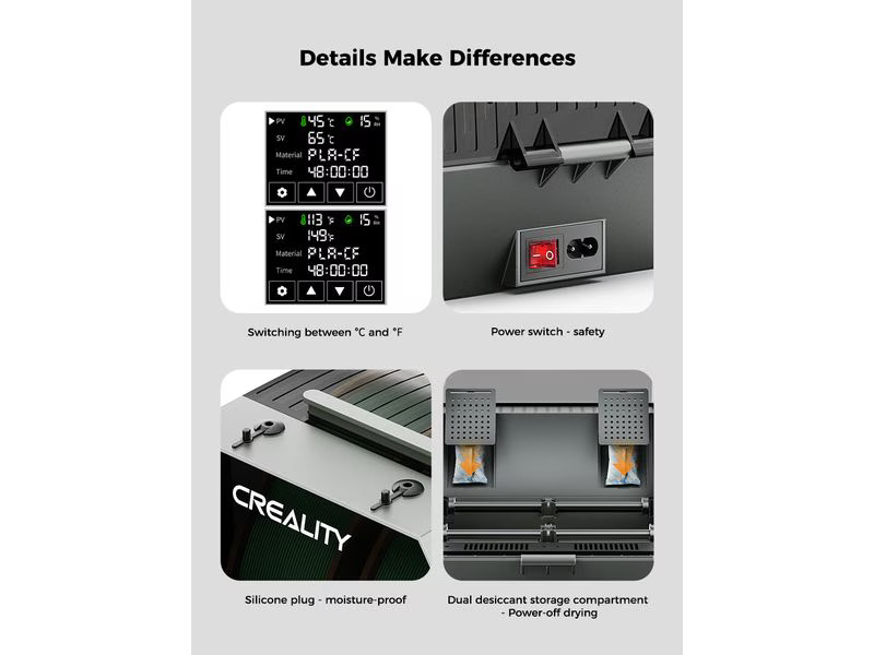 Creality Filament Trockenbox Space Dryer P+