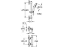 GROHE Thermostat-Brausebatterie Precision Get, 600 mm