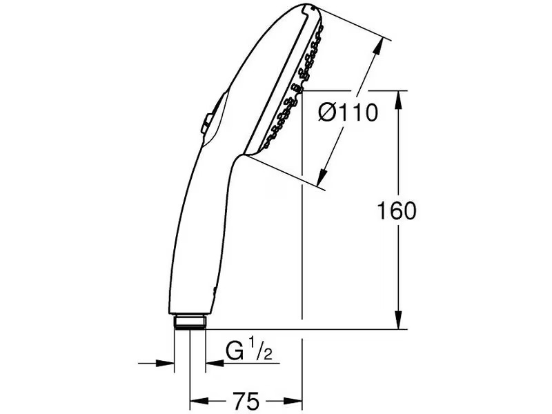GROHE Handbrause Vitalio Start 110