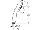 GROHE Handbrause Vitalio Start 110