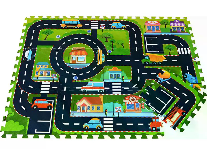 Knorrtoys Puzzlematte Strasse 12-teilig