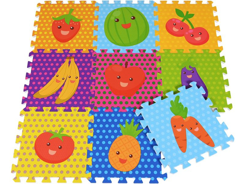 Knorrtoys Puzzlematte Früchte 9-teilig