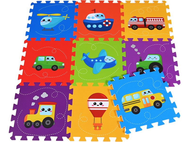 Knorrtoys Puzzlematte Fahrzeuge 9-teilig