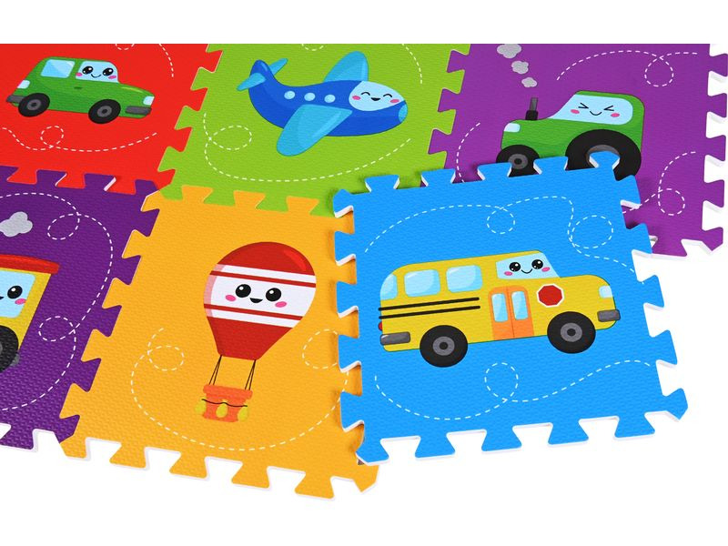 Knorrtoys Puzzlematte Fahrzeuge 9-teilig