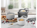 GOURMETmaxx Schüssel 4-teilig, , 4 Stück, Grau/Schwarz/Weiss