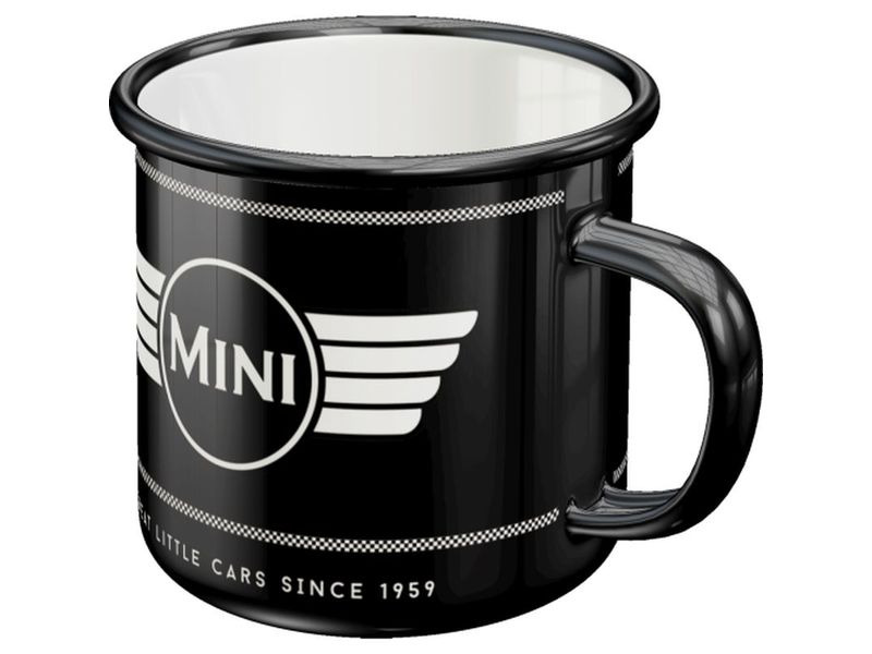 Nostalgic Art Universaltasse Mini 360 ml, 1 Stück, Schwarz/Weiss