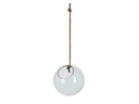 Esschert Design Pflanzenhänger Glaskugel M 20.2 cm, Transparent
