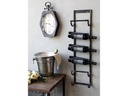 Chic Antique Weinregal Für 6 Flaschen, Schwarz