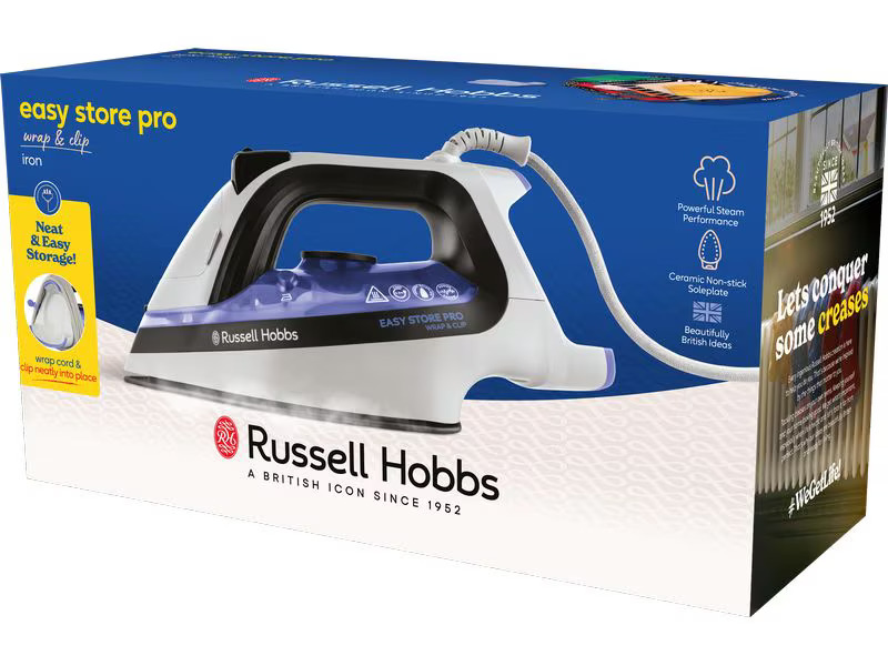 Russell Hobbs Dampfbügeleisen Wrap &amp; Clip