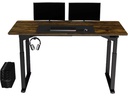 Ultradesk Gaming Tisch Uplift Braun/Schwarz