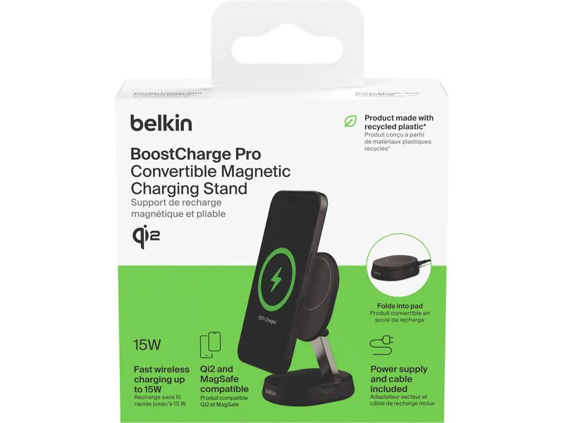 Belkin Wireless Charger Boost Charge Pro Schwarz inkl. Netzteil