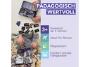 mierEdu Kinderspiel Reise-Magnetspielbox – Polizist