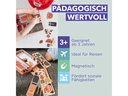 mierEdu Kinderspiel Reise-Magnetspielbox – Feuerwehrmann