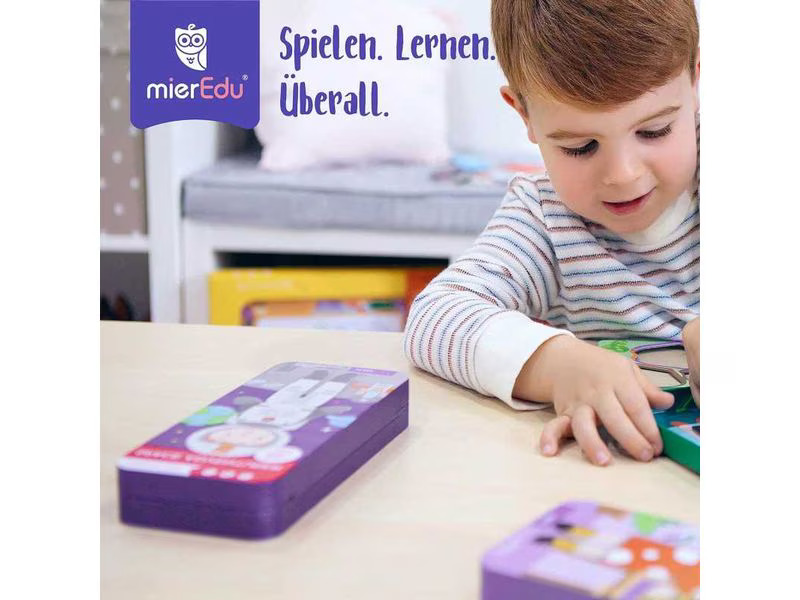 mierEdu Kinderspiel Reise-Magnetspielbox – Astronaut