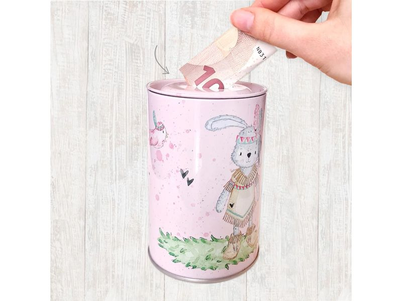 Grätz Spardose Kleine Abendteurerin Hase/Igel