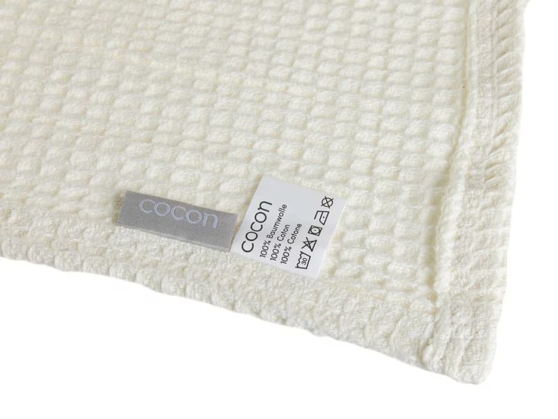 COCON Decke aus Baumwolle 150 x 200 cm, Ecru