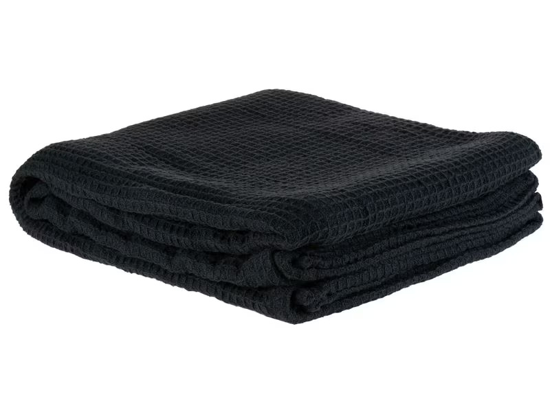 COCON Decke aus Baumwolle 150 x 200 cm, Anthrazit