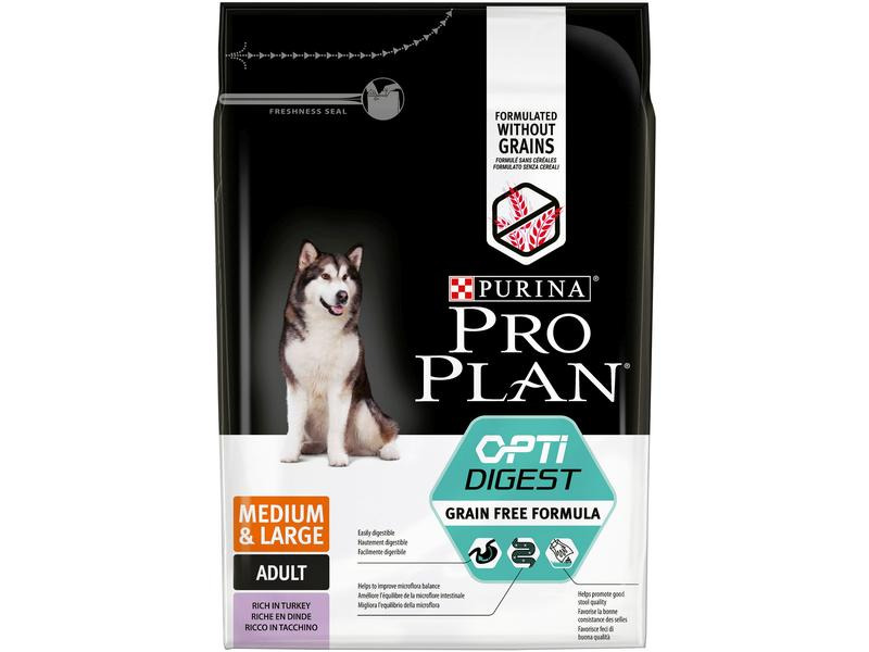 Purina Pro Plan Trockenfutter M/L Adult Sens. Dig. Grainfree Truth., 2.5 kg