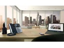 Poly Tischtelefon Edge E550 Grau/Schwarz/Weiss