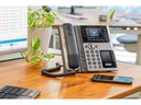 Poly Tischtelefon Edge E450 Grau/Schwarz/Weiss